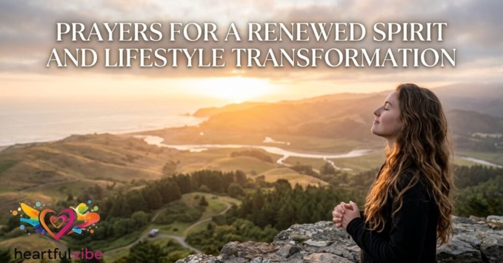 Prayers for a Renewed Spirit and Lifestyle Transformation