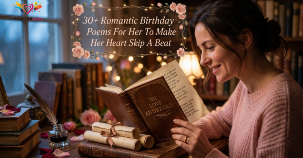 30+ Romantic Birthday Poems for Her to Make Her Heart Skip a Beat