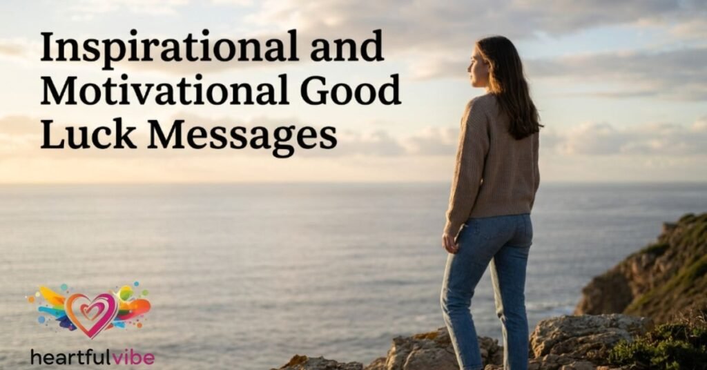 Inspirational and Motivational Good Luck Messages