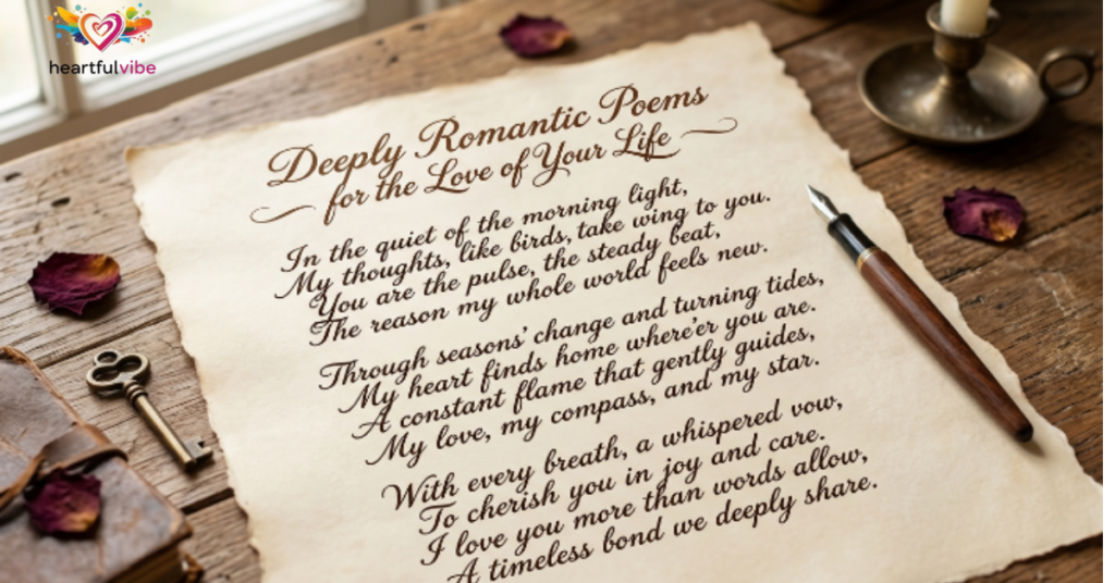 Deeply Romantic Poems for the Love of Your Life