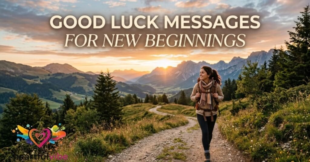 Good Luck Messages for New Beginnings