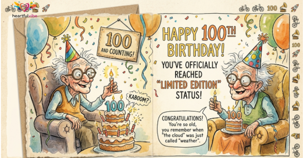 Funny 100th Birthday Wishes