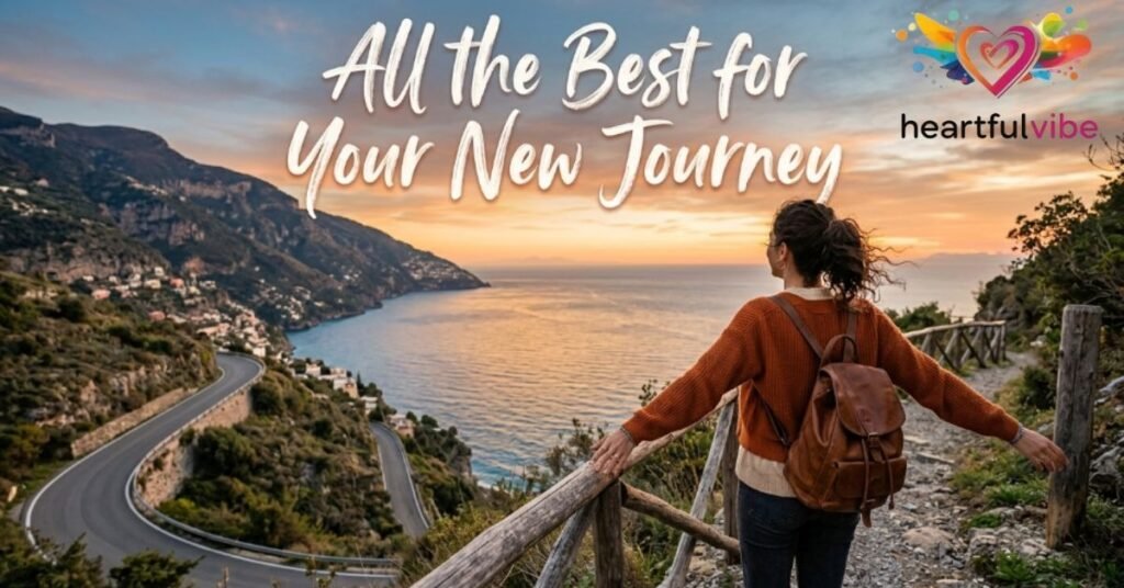 All the Best for Your New Journey
