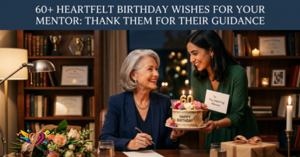 60+ Heartfelt Birthday Wishes for Your Mentor: Thank Them for Their Guidance