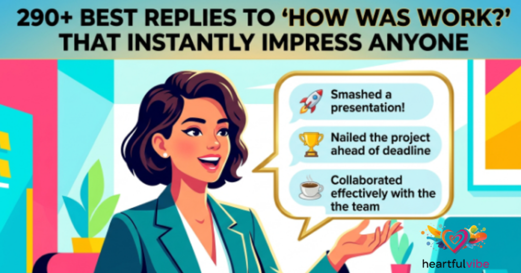 290+ Best Replies to "How Was Work?" That Instantly Impress Anyone