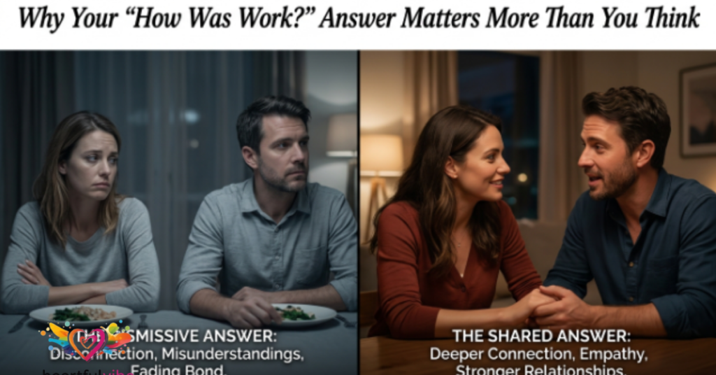 Why Your "How Was Work?" Answer Matters More Than You Think