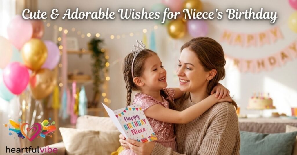 Cute & Adorable Wishes for Niece's Birthday