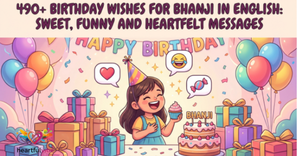 490+ Birthday Wishes for Bhanji in English: Sweet, Funny and Heartfelt Messages