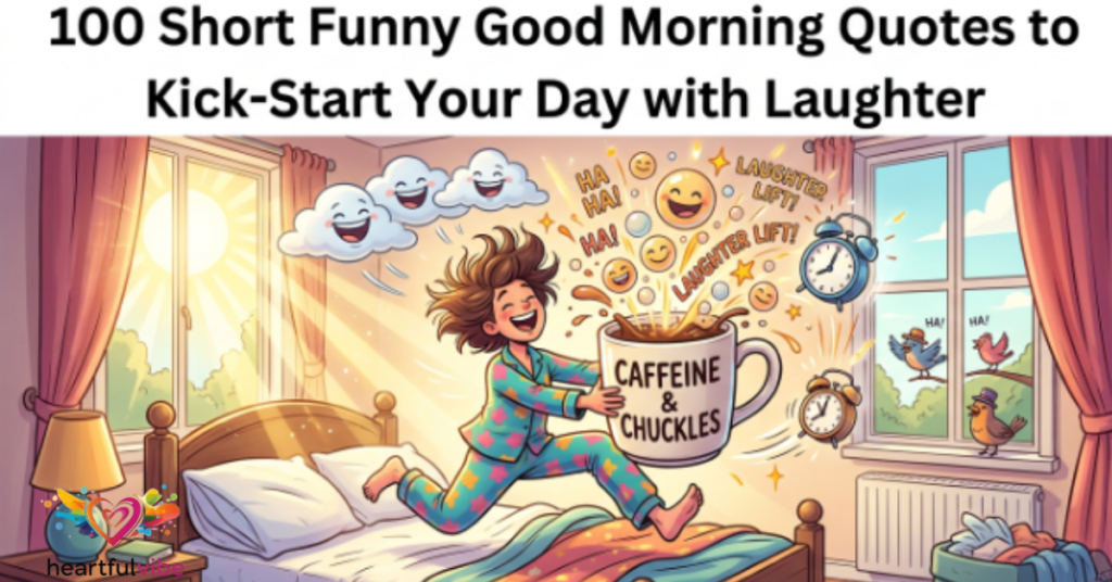 100 Short Funny Good Morning Quotes to Kick-Start Your Day with Laughter