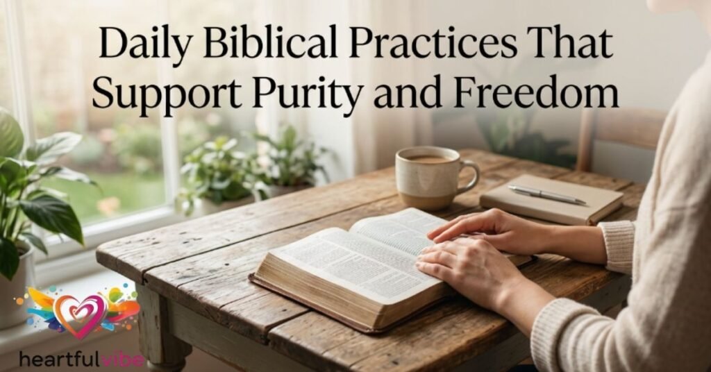 Daily Biblical Practices That Support Purity and Freedom
