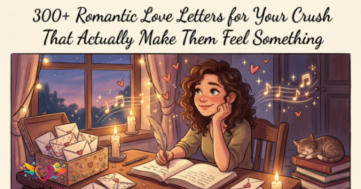 300+ Romantic Love Letters for Your Crush That Actually Make Them Feel Something