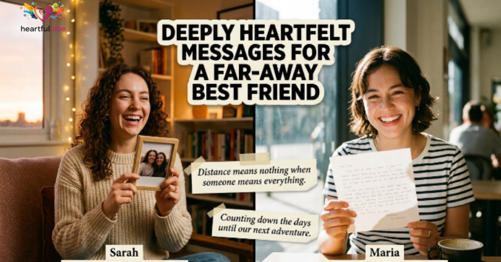 Deeply Heartfelt Messages for a Far-Away Best Friend