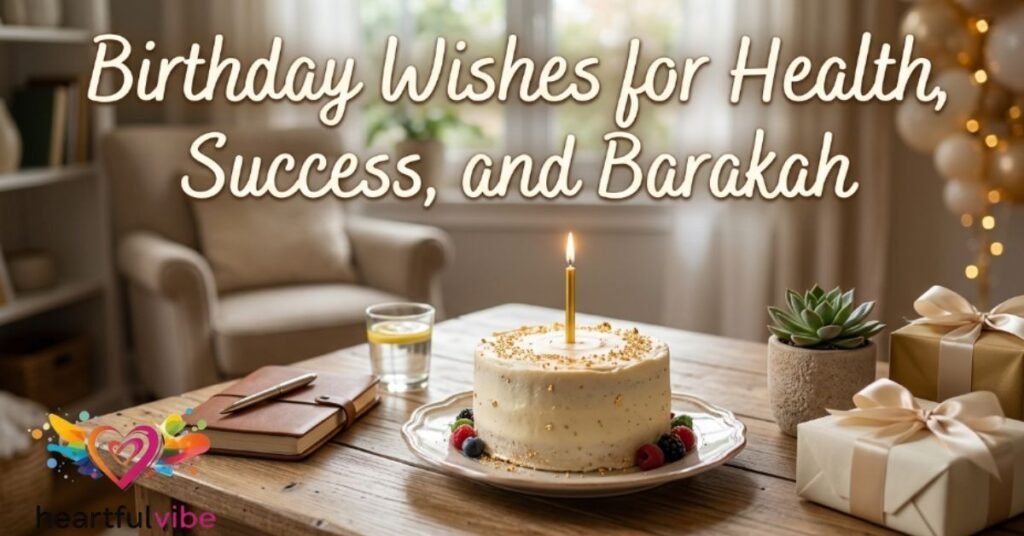 Birthday Wishes for Health, Success, and Barakah