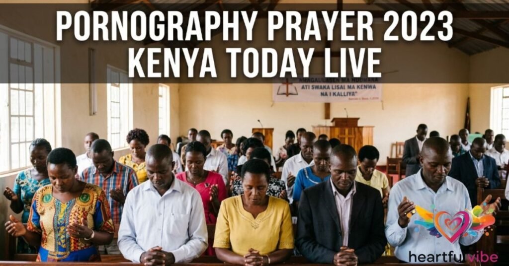 Pornography Prayer 2023 Kenya Today Live