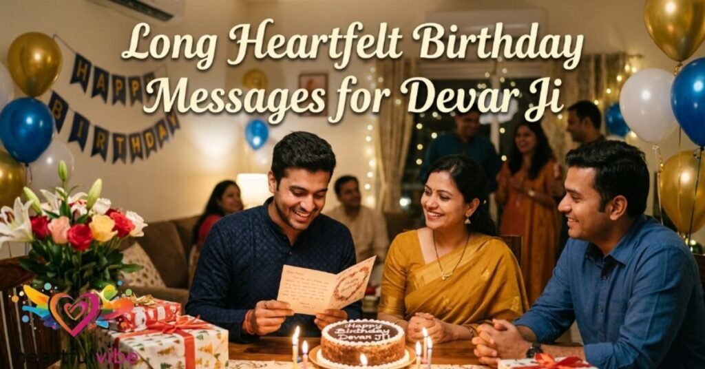 Long Heartfelt Birthday Messages for Devar Ji