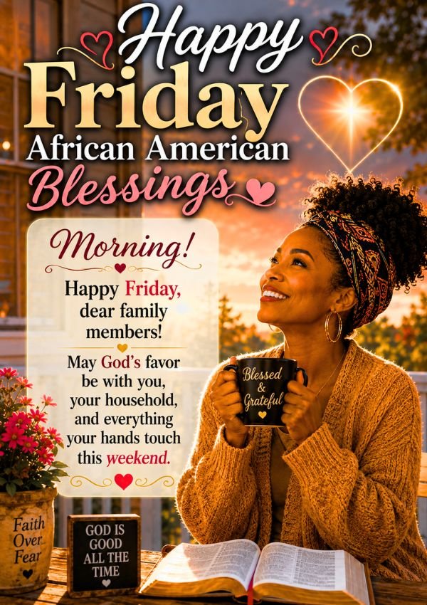 Prayerful African American Spiritual Friday Blessings