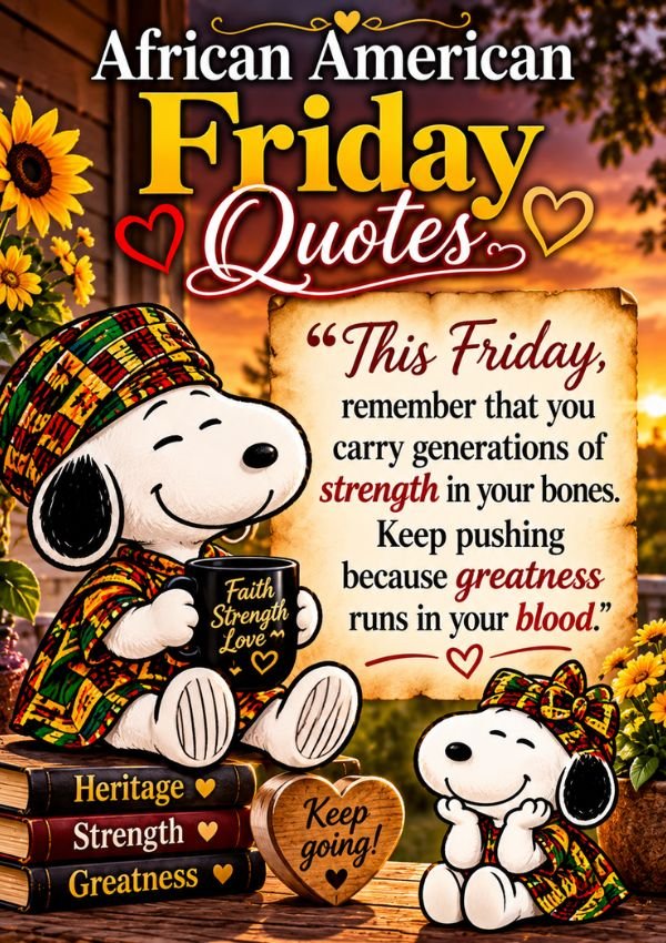 Encouraging African American Friday Quotes